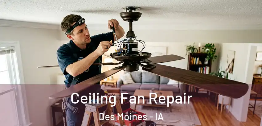 Ceiling Fan Repair Des Moines - IA