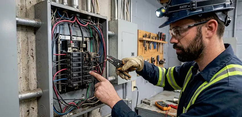Breaker Box Short Circuit Repair in Des Moines