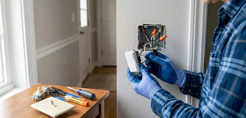 Motion Sensor Light Switch Replacement in Des Moines