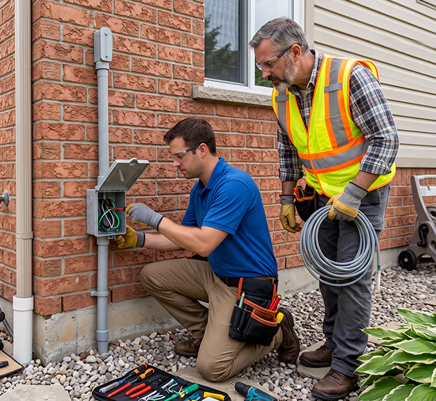 Professional Outdoor Outlet Installation: Your Local Exterior Wiring Team in Des Moines, IA